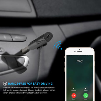 Universal 3.5mm jack Bluetooth Car Kit - FIRST INNINGS