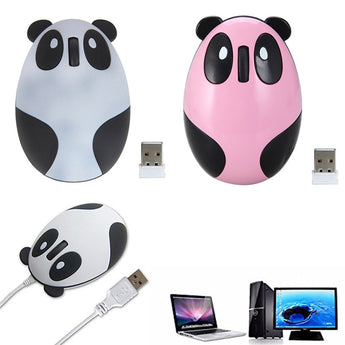 Cute Panda Wireless Mouse - FIRST INNINGS