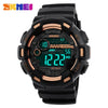 SKMEI Men Sports Watches 50M Waterproof Back Light LED Digital Watch Chronograph Shock Double Time F Wristwatches 1243