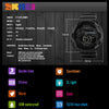 SKMEI Men Sports Watches 50M Waterproof Back Light LED Digital Watch Chronograph Shock Double Time F Wristwatches 1243