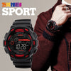 SKMEI Men Sports Watches 50M Waterproof Back Light LED Digital Watch Chronograph Shock Double Time F Wristwatches 1243